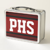 Lunch Box École de sports de Varsity personnalisée (Dos)