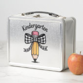 Lunch Box École maternelle à crayon coquette Professeur d'éc (En situation)