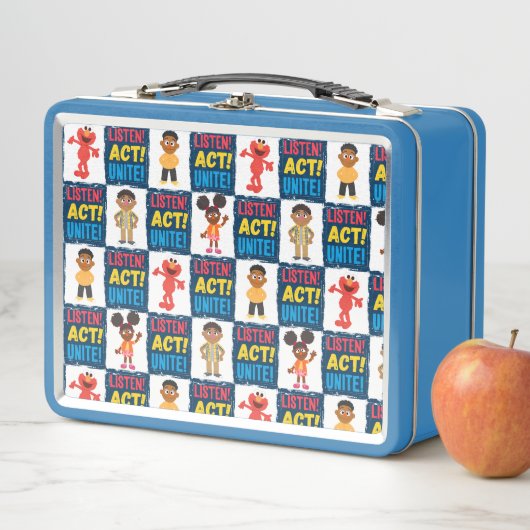 Lunch Box Écoute ! Agis ! Unissez ! Motif (En situation)