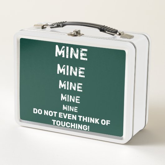 Lunch Box Écouter le panneau de signalisation Ne pas toucher (Devant)