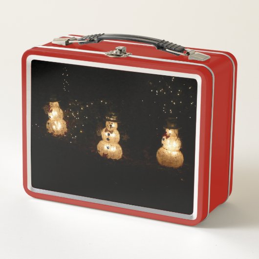 Lunch Box Écran Luminaire Snowman (Devant)