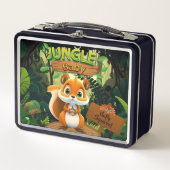 Lunch Box Écureuil Amoureux des animaux de la forêt faunique (Devant)