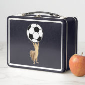 Lunch Box Écureuil avec balle de football (En situation)