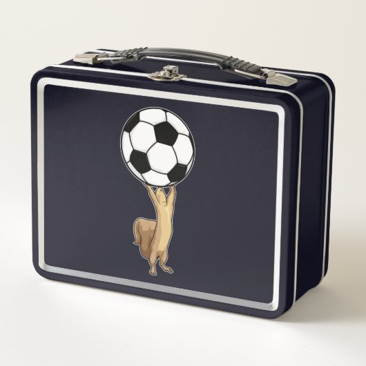 Lunch Box Écureuil avec balle de football (Devant)