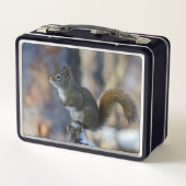 Lunch Box Écureuil d'hiver, animal Brown, photo canadienne (Dos)