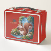 Lunch Box Écureuil Drôle Amour de la Nature (Devant)