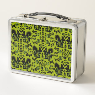 Lunch Box Écureuil Nordic Scandinave Folk Art