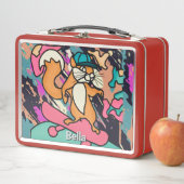 Lunch Box Écureuil rétro de rue sur skateboard | Drôle (En situation)