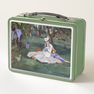 Lunch Box Edouard Manet - La famille Monet dans leur jardin