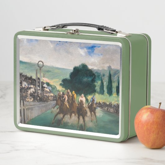 Lunch Box Edouard Manet - Les courses à Longchamp (En situation)