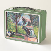 Lunch Box Edvard Munch - Le penseur de Rodin (Dos)