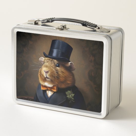 Lunch Box Edwardian Guinée Pig Gentleman (Devant)
