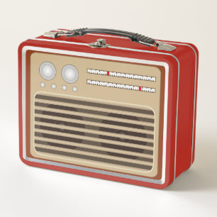 Lunch Box Effet radio rétro de nouveauté