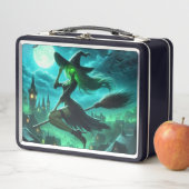 Lunch Box Éffrayante verdure Halloween sorcière (En situation)