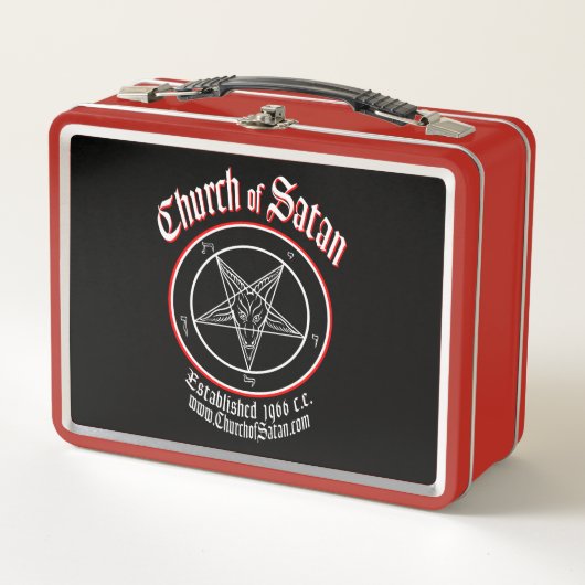 Lunch Box Église de gamelle de Satan Baphomet (Devant)