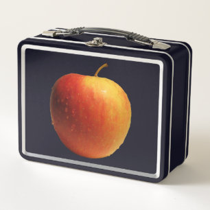 Lunch Box Ein Apfel zum reinbeißen, mit Wassertropfen