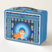 Lunch Box Élégance Chic Pays Plaid (Devant)