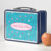 Lunch Box Élégant Floral Moderne Ajouter Votre Texte (En situation)