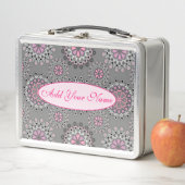 Lunch Box Élégant Floral Moderne Ajouter Votre Texte (En situation)