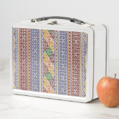 Lunch Box élégant motif ethnique (En situation)