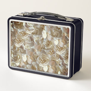 Lunch Box Élégant Rose floral Motif pétal