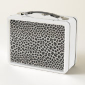 Lunch Box Elégante collection tendance Leopard blanc de luxe (Dos)