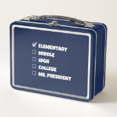 Lunch Box Elementary School Graduation Ms. President (Devant)