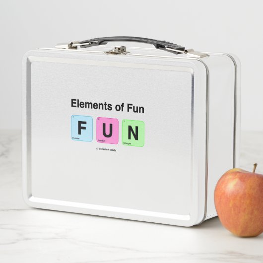 Lunch Box Éléments de plaisanterie scientifique Fun Cute Pas (En situation)