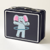Lunch Box Eléphant à Fitness avec pneus Fitness (Dos)