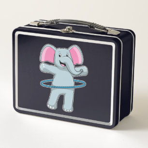 Lunch Box Eléphant à Fitness avec pneus Fitness