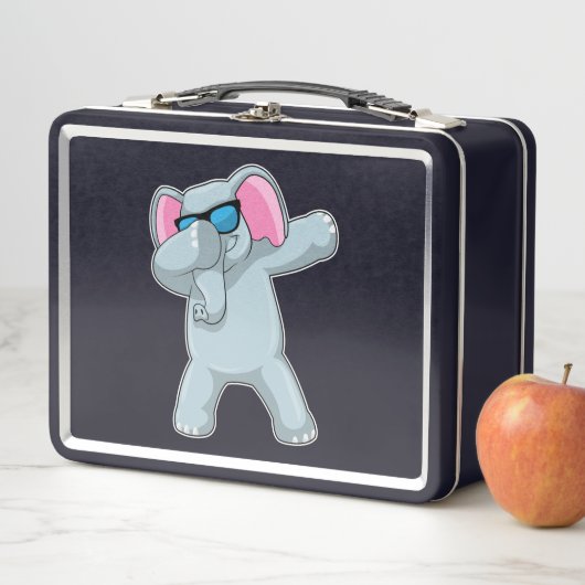 Lunch Box Elephant à Hip hop Dance Dab (En situation)