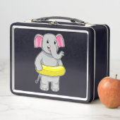 Lunch Box Eléphant à nager avec Lifebuoy (En situation)