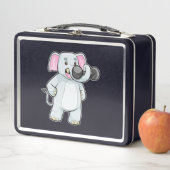 Lunch Box Elephant à Strenght entraînement avec Dumbbell (En situation)