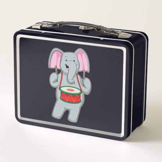 Lunch Box Elephant at Music with Drum (Dos)