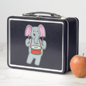 Lunch Box Elephant at Music with Drum (En situation)