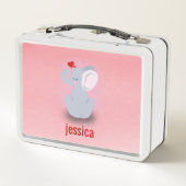 Lunch Box Eléphant au coeur (Dos)