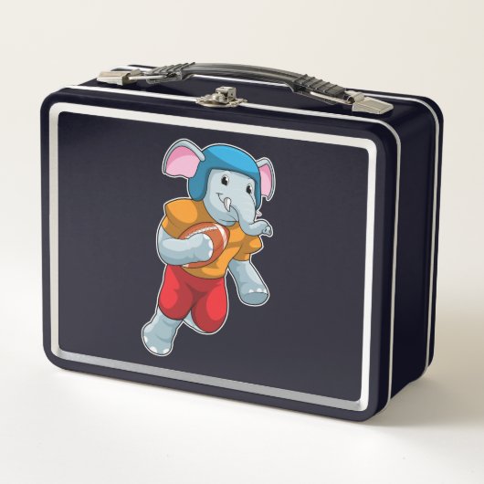 Lunch Box Elephant au football (Devant)