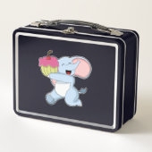 Lunch Box Eléphant au gâteau (Devant)