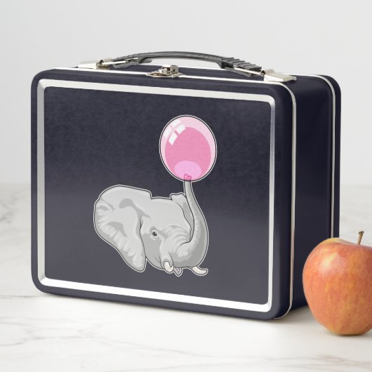 Lunch Box Eléphant avec ballon (En situation)