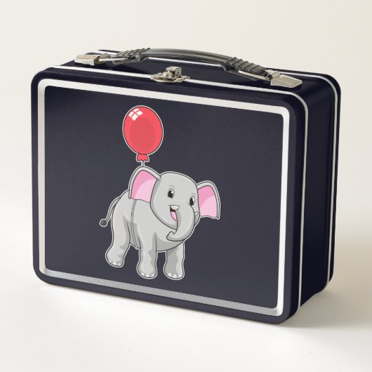 Lunch Box Eléphant avec ballon (Devant)
