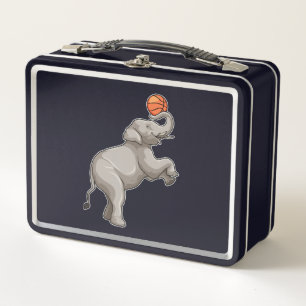Lunch Box Elephant avec basket-ball
