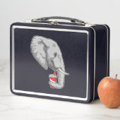 Lunch Box Eléphant avec boisson (En situation)