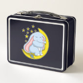 Lunch Box Eléphant avec lune et étoiles (Devant)