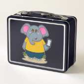 Lunch Box Eléphant avec mobile (Dos)