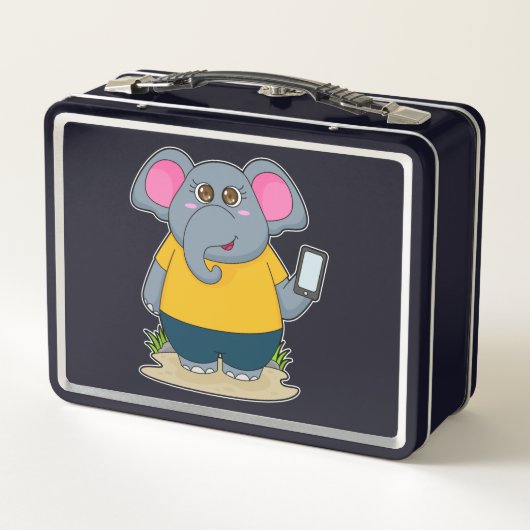 Lunch Box Eléphant avec mobile (Dos)