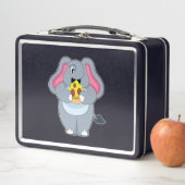 Lunch Box Éléphant avec Pizza (En situation)