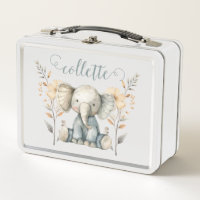 Eléphant bébé mignon Personnalisé