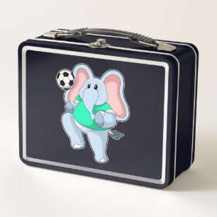 Lunch Box Elephant comme joueur de football avec Soccer.PNG