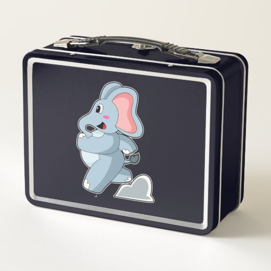 Lunch Box Eléphant coureur (Dos)
