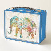Lunch Box Éléphant de Boho Paisley II (Dos)